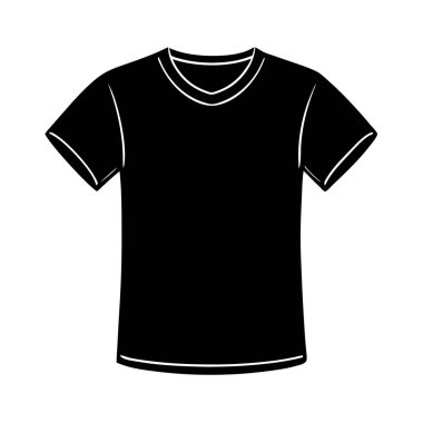 siyah gömlek vektör simgesi