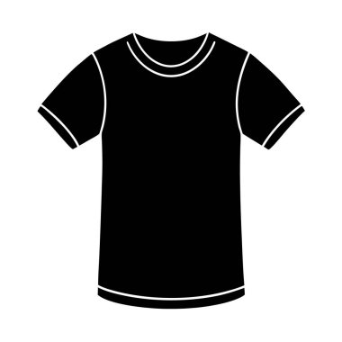 Tişört tasarımı, kumaş giysi gömleği giyim ve kumaş temalı vektör illüstrasyonu