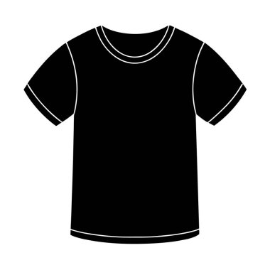 Beyaz arkaplan üzerinde gömlek tasarımı, vektör illüstrasyonu