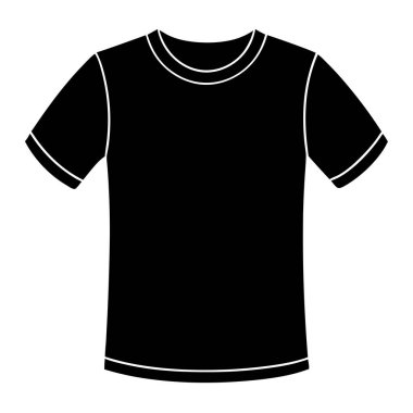 Siyah adam tişörtü tasarımı. vektör illüstrasyonu