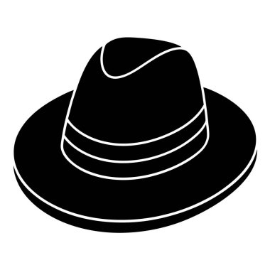 Şapka kutsal kişilerin resmi, basit tarzı