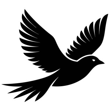 Güvercin kuş uçan ikonu