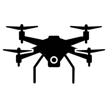 İHA simgesi. Taslak tarzı. Dron simgesi simgesi