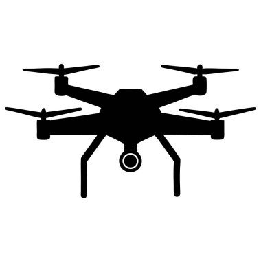 Drone simge, düz tasarım