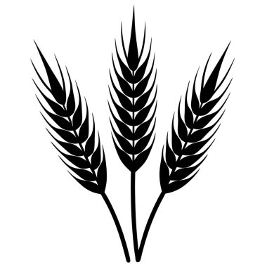 Beyaz arkaplanda siyah siluet kulaklar