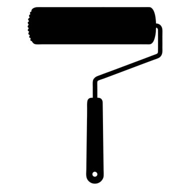 Boya silindiri ikonu. vektör illüstrasyonu