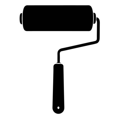 Patenli fırça ikonu. vektör illüstrasyonu.