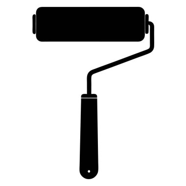 Basit bir paten fırçası vektör çizimi