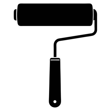 Paten fırçasının vektör çizimi. kaydırma fırçası vektörü