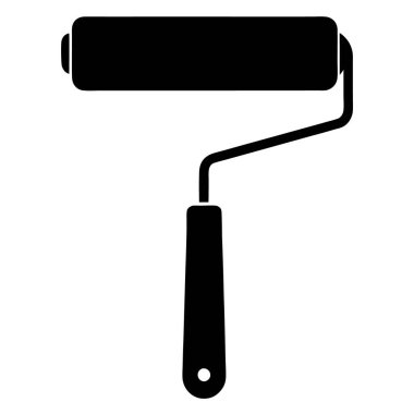 Modern paten fırçasının vektör illüstrasyonu