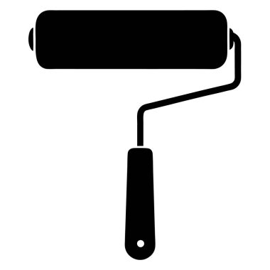 boya silindirli fırça, vektör çizimi