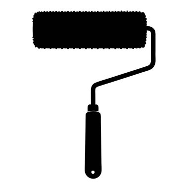 siyah fırça simgesi, basit biçim