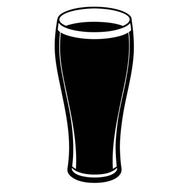 İzole edilmiş bira ikonu. düz vektör tasarım illüstrasyonu