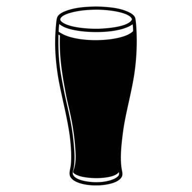 Bira şişe simgesi, basit tarzı