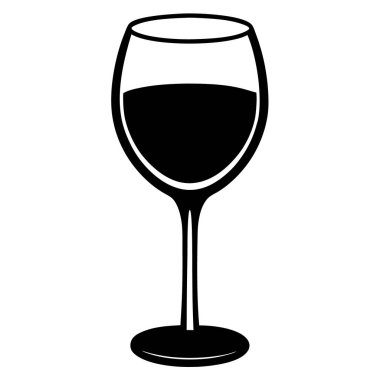 şarap cam izole kutsal kişilerin resmi