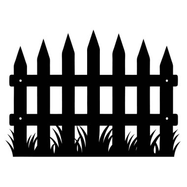 Beyaz arka plan üzerinde çit şeffaf işareti izole çit simge vektör