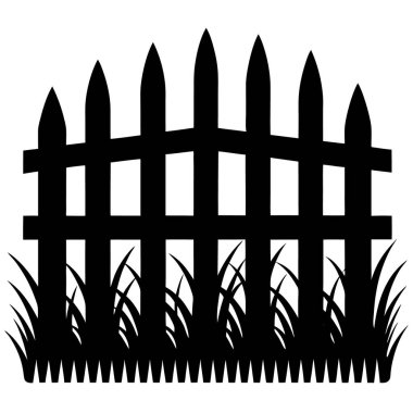 çit vektör tasarımı illüstrasyonu