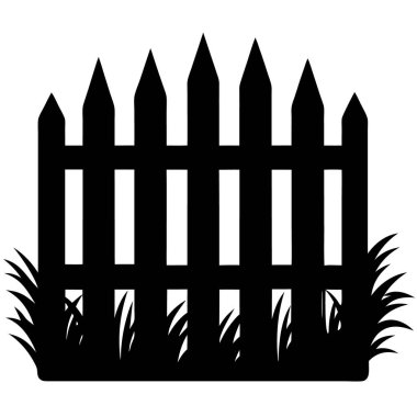 Çit simgesi, düz stil