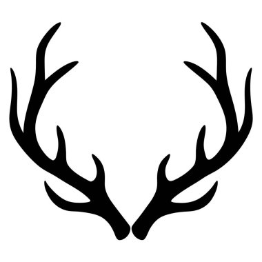 Geyik boynuzu silueti.