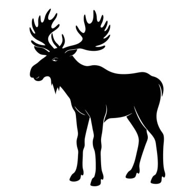 Geyik vektörü, Hayvan vektör illüstrasyonu