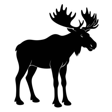 Bir geyik vektör çizim