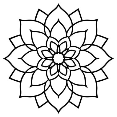 Vektör mandala. dekoratif süs