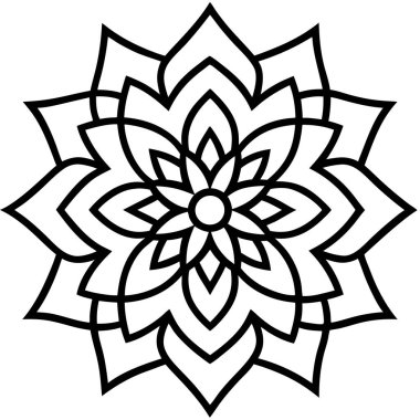  Mandala vektör illüstrasyonu, yaratıcı mandala vektörü