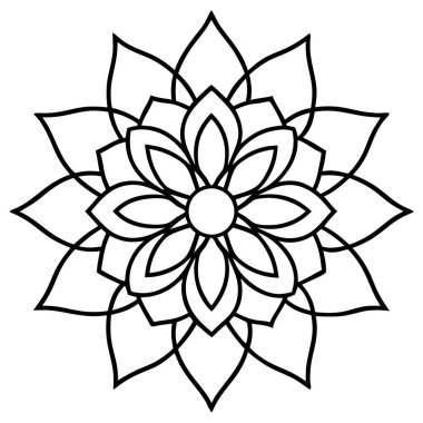  Mandala vektör illüstrasyonu, yaratıcı mandala vektörü