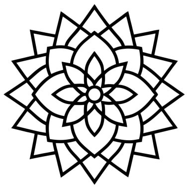  Mandala vektör illüstrasyonu, yaratıcı mandala vektörü