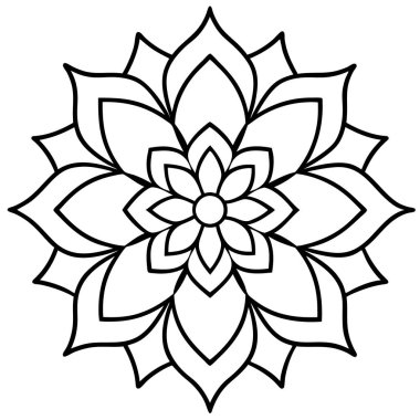 Mandala vektör illüstrasyonu, Mandala vektör sanatı