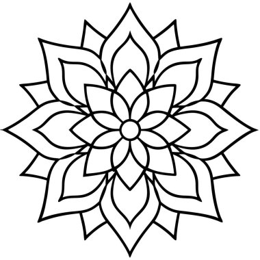 Mandala vektör illüstrasyonu, Mandala vektör sanatı