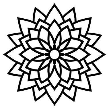 Mandala vektör illüstrasyonu, Mandala vektör sanatı