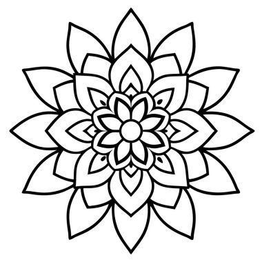 Vektör mandala. dekoratif süs.