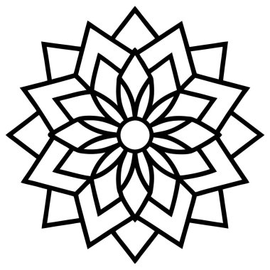 dekoratif illüstrasyon izole güzel simge tasarlamak vektör çiçek