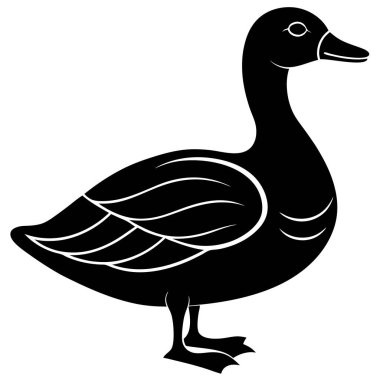 Ördek simgesi, anahat stili