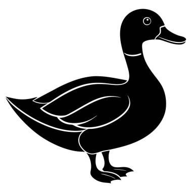 Ördek simgesi, basit tarzı