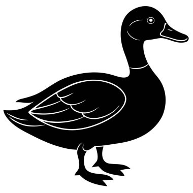 Black duck simgesi, basit tarzı