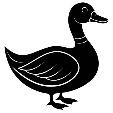 Kaz simgesi, basit tarzı