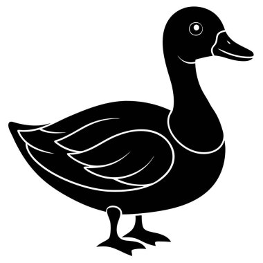 Kaz simgesi, basit tarzı