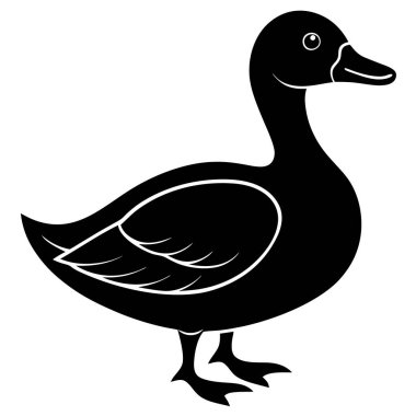 Ördek simgesi, basit tarzı