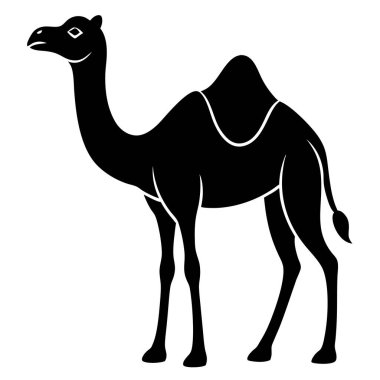 Deve simgesi. Deve vektör simgesi web için basit örnek