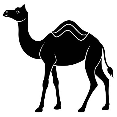 Deve vektör çizimi tasarımı