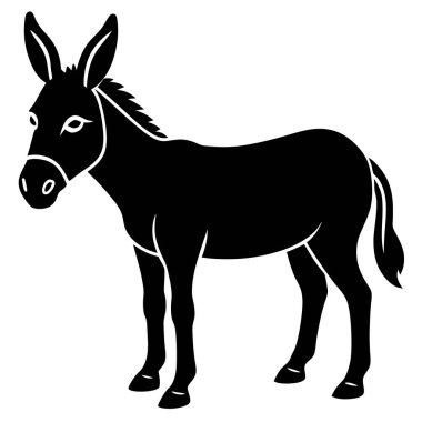 eşşek simgesi, basit vektör