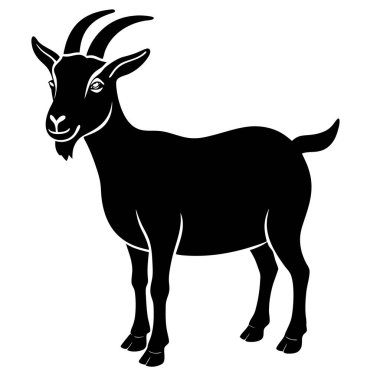 Keçi hayvan vektör tasarımı