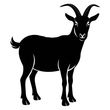 Keçi hayvan vektör tasarımı