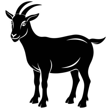 Keçi hayvan vektör tasarımı