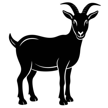 Keçi hayvan vektör tasarımı