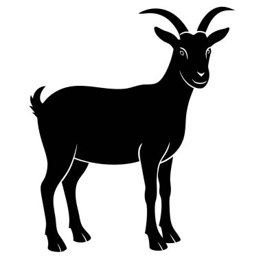 Keçi hayvan vektör tasarımı