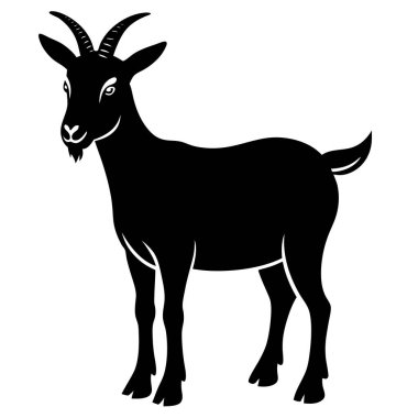 Keçi hayvan vektör tasarımı