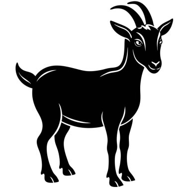 Keçi hayvan vektör tasarımı